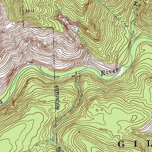 Topographic Map of Cave Canyon, NM