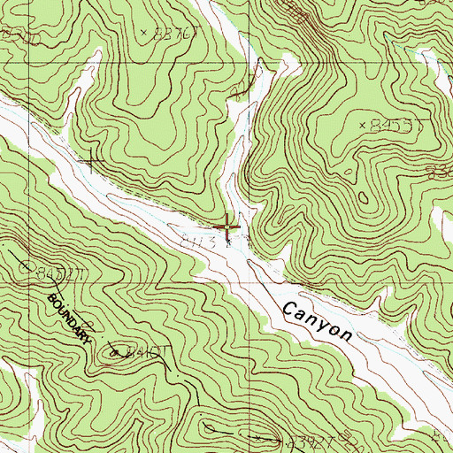Topographic Map of Cerrososo Camp, NM