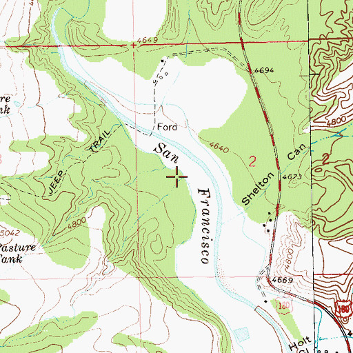 Topographic Map of Cherry Canyon, NM