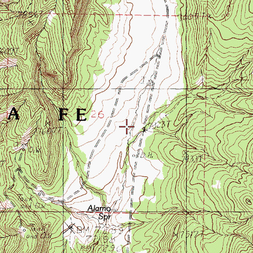 Topographic Map of Chongo Spring, NM