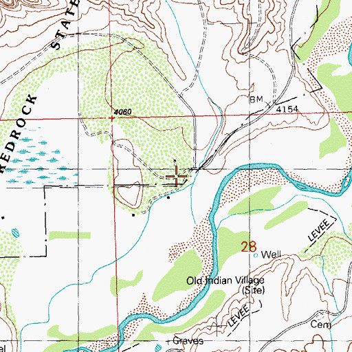 Topographic Map of Clyde Canyon, NM