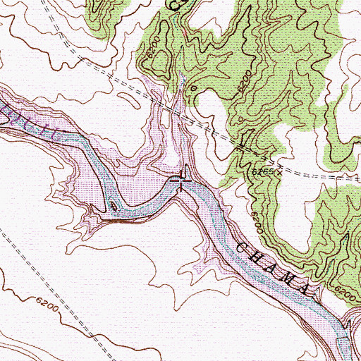Topographic Map of Comanche Canyon, NM