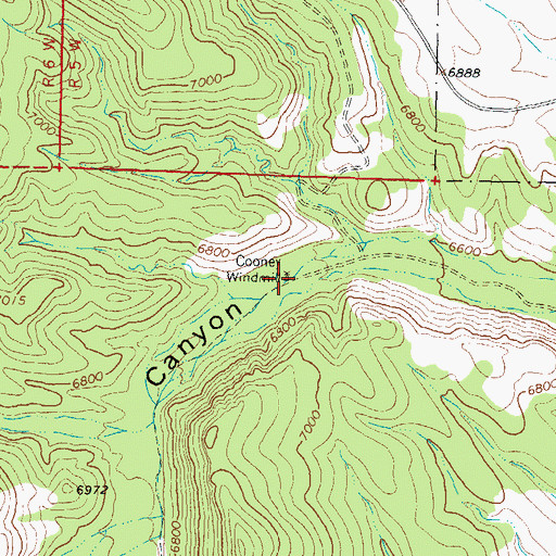 Topographic Map of Cooney Windmill, NM