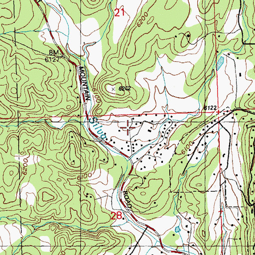 Topographic Map of Cottage Sanatorium, NM