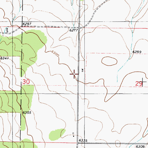 Topographic Map of D Devaney Ranch, NM