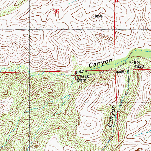 Topographic Map of Davis Windmill, NM