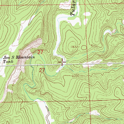 Topographic Map of Deep Canyon, NM