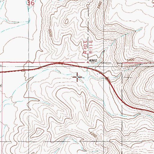 Topographic Map of Dry Canyon, NM