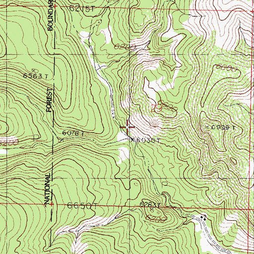 Topographic Map of Dumm Canyon, NM