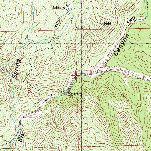 Topographic Map of Eccles Windmill, NM
