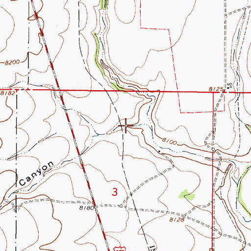 Topographic Map of Esquibel Canyon, NM