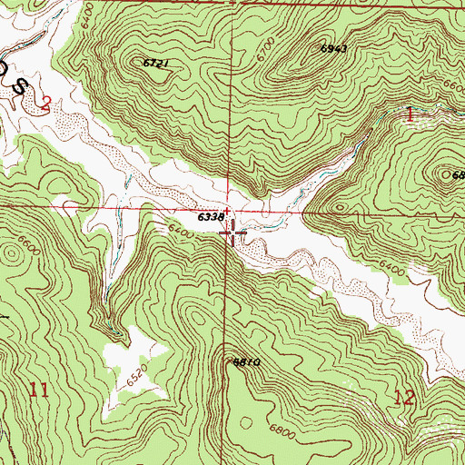 Topographic Map of Eula Canyon, NM