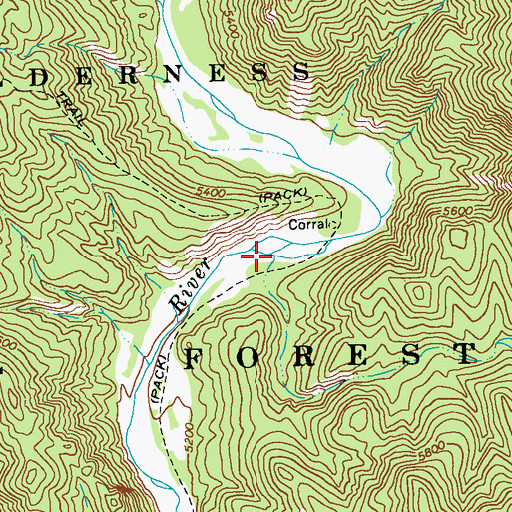 Topographic Map of Fall Canyon, NM