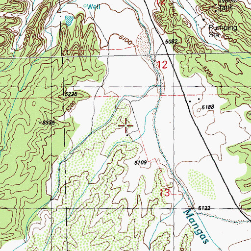 Topographic Map of Fleming Ranch, NM