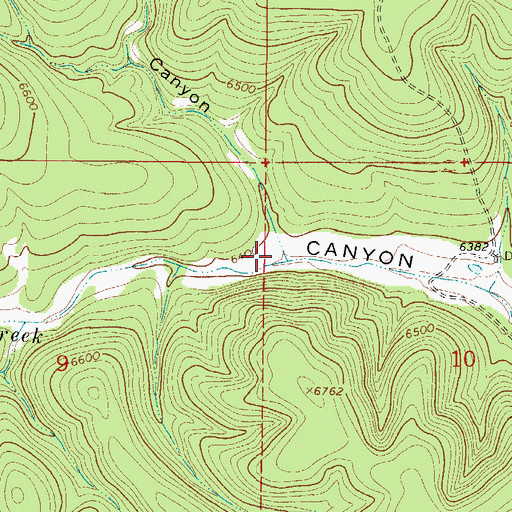 Topographic Map of Flume Canyon, NM