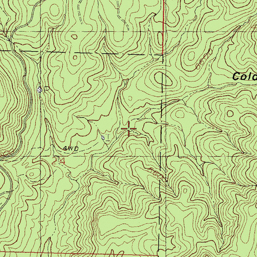 Topographic Map of Fogarty Canyon, NM