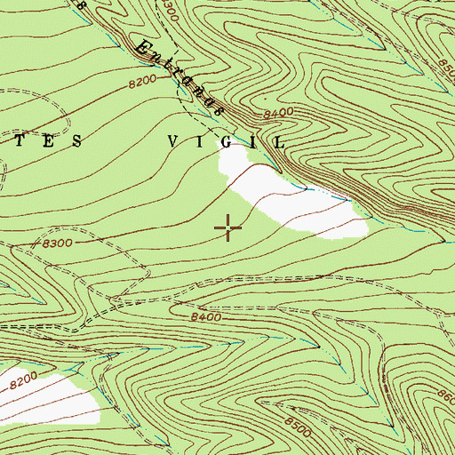 Topographic Map of Francisco Montes Vigil, NM