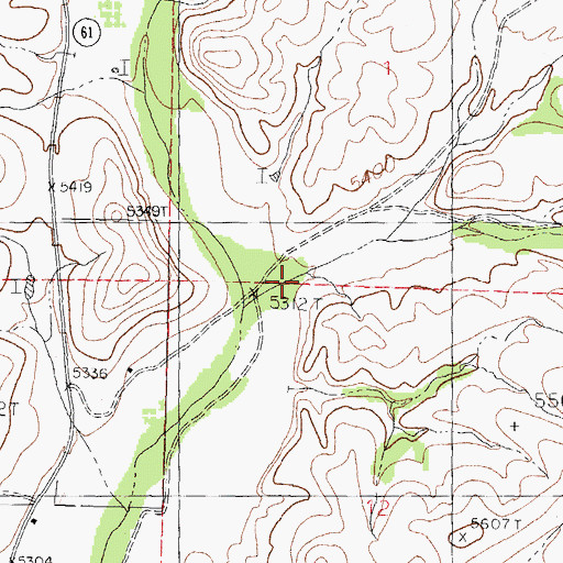 Topographic Map of Gavilan Arroyo, NM