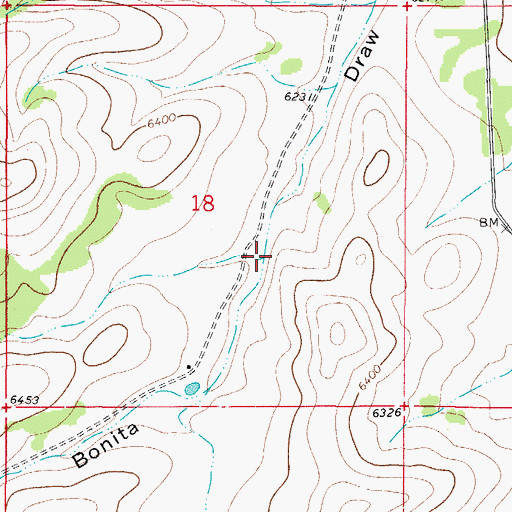 Topographic Map of Gregg Canyon, NM