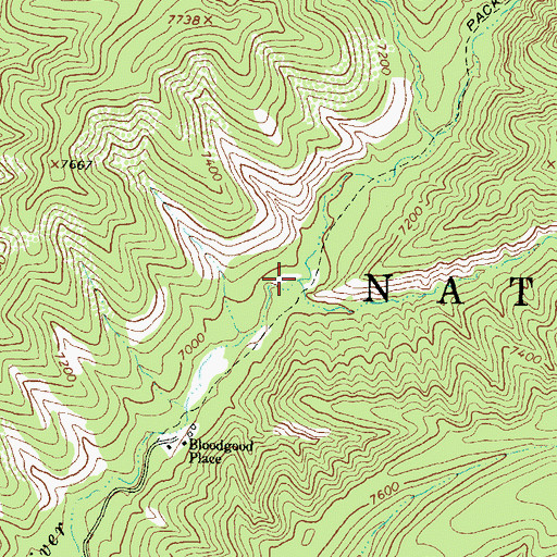 Topographic Map of Heffner Canyon, NM
