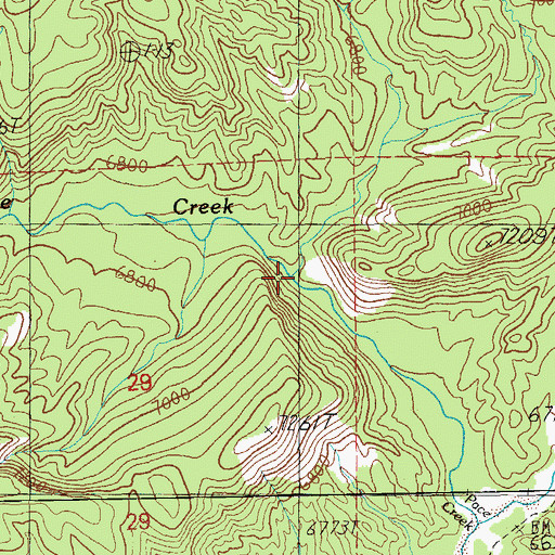 Topographic Map of Hy Clark Draw, NM