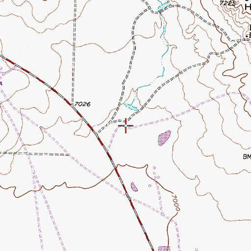 Topographic Map of Hijinio Draw, NM