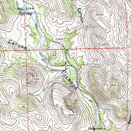 Topographic Map of Horse Canyon, NM