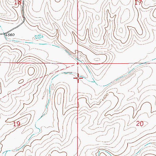 Topographic Map of Horse Canyon, NM