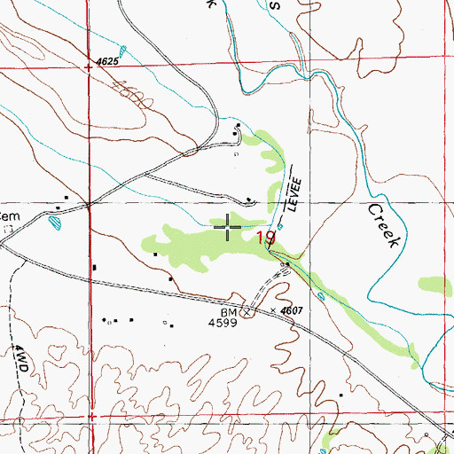 Topographic Map of Horse Lake Canyon, NM