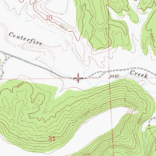 Topographic Map of Howell Canyon, NM