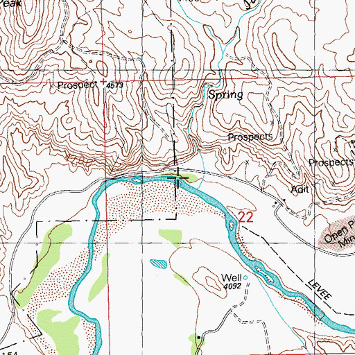 Topographic Map of Jack Canyon, NM