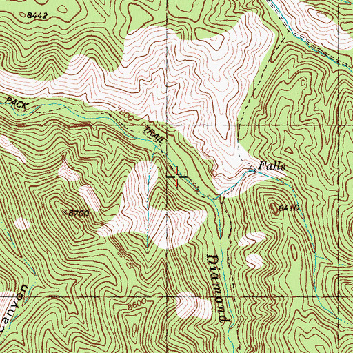 Topographic Map of James Cabin, NM