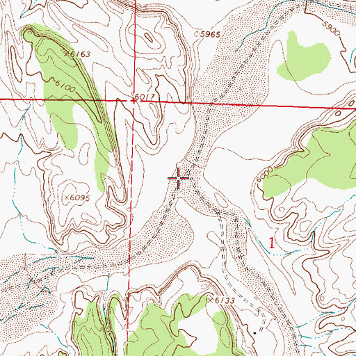 Topographic Map of Jaralosa Creek, NM