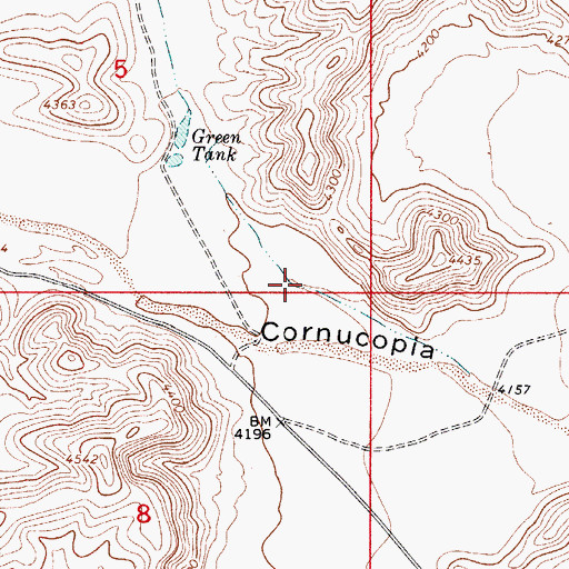 Topographic Map of Jernigan Wash, NM