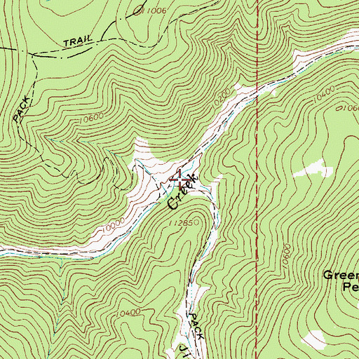 Topographic Map of Jiron Canyon, NM