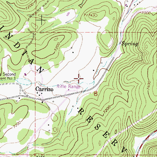 Topographic Map of Jose Second Canyon, NM