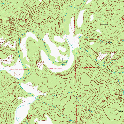 Topographic Map of Keko Canyon, NM