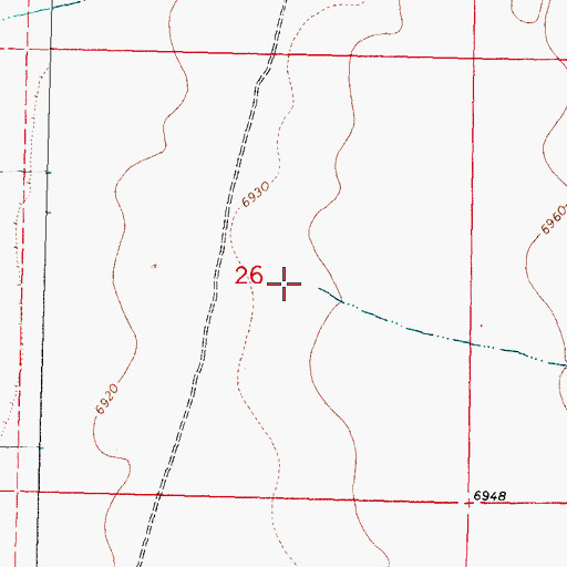 Topographic Map of Kellog Canyon, NM