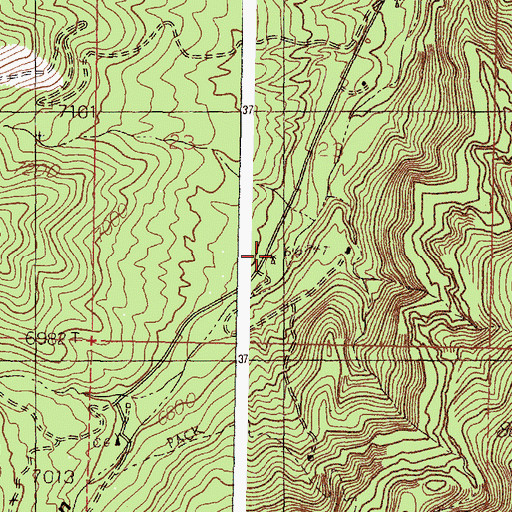 Topographic Map of Kelly Ranch, NM