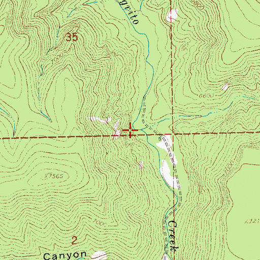 Topographic Map of Kiehnes Canyon, NM