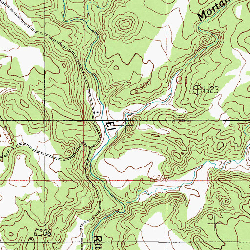 Topographic Map of La Madera Canyon, NM