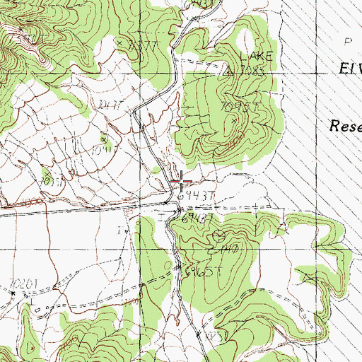 Topographic Map of La Puerta Grande, NM