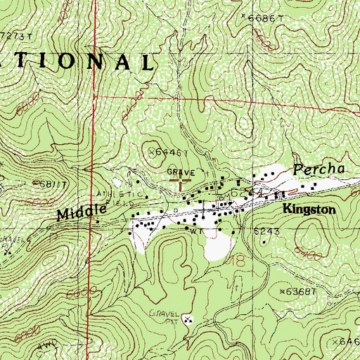 Topographic Map of Ladron Gulch, NM