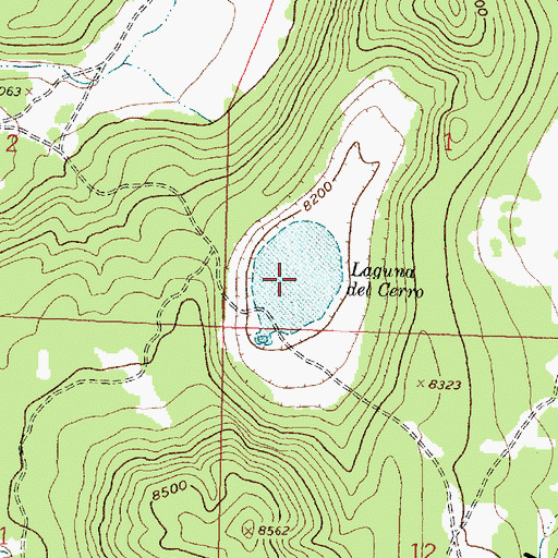 Topographic Map of Laguna del Cerro, NM