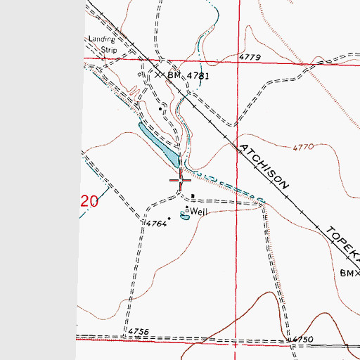 Topographic Map of Lampbright Draw, NM