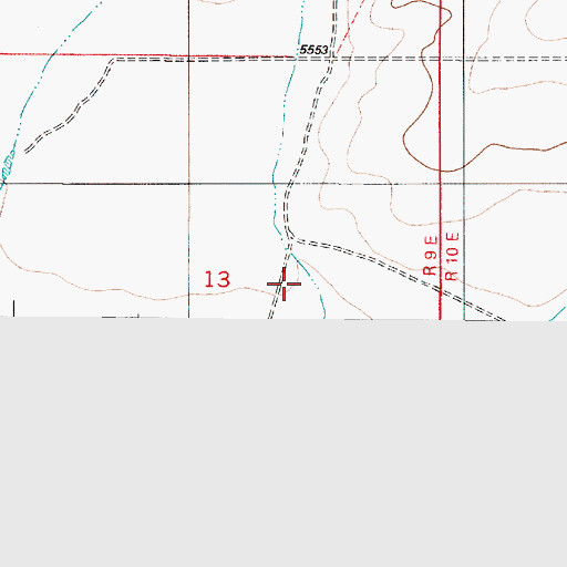 Topographic Map of Largo Canyon, NM