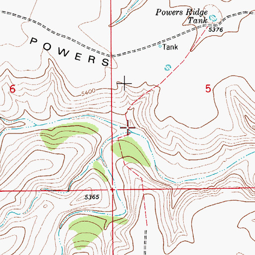 Topographic Map of Lawyer Canyon, NM