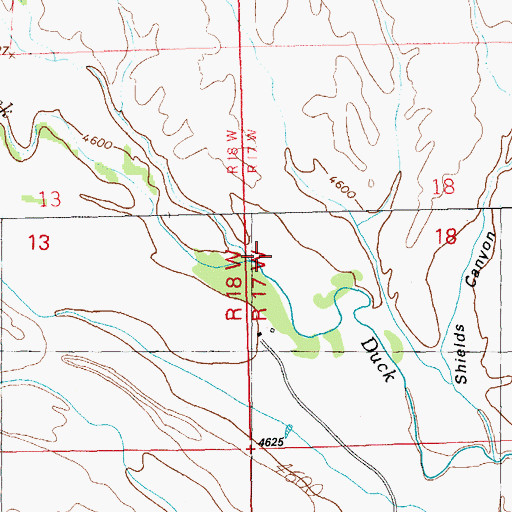 Topographic Map of Leachman Draw, NM