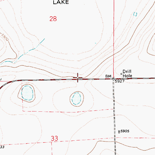 Topographic Map of Leonard Draw, NM
