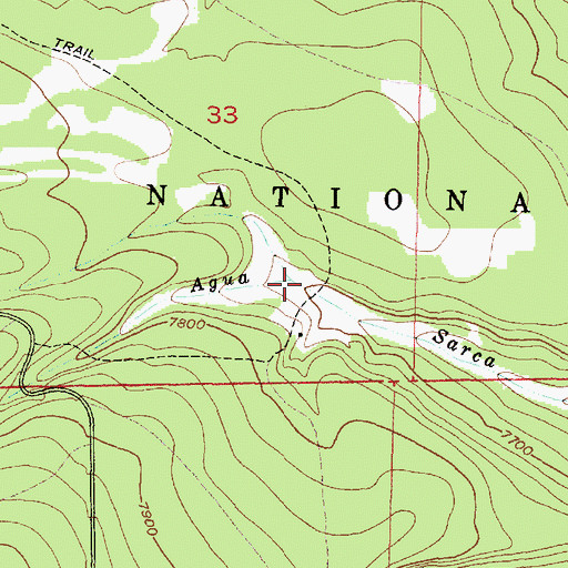 Topographic Map of Lino Creek, NM